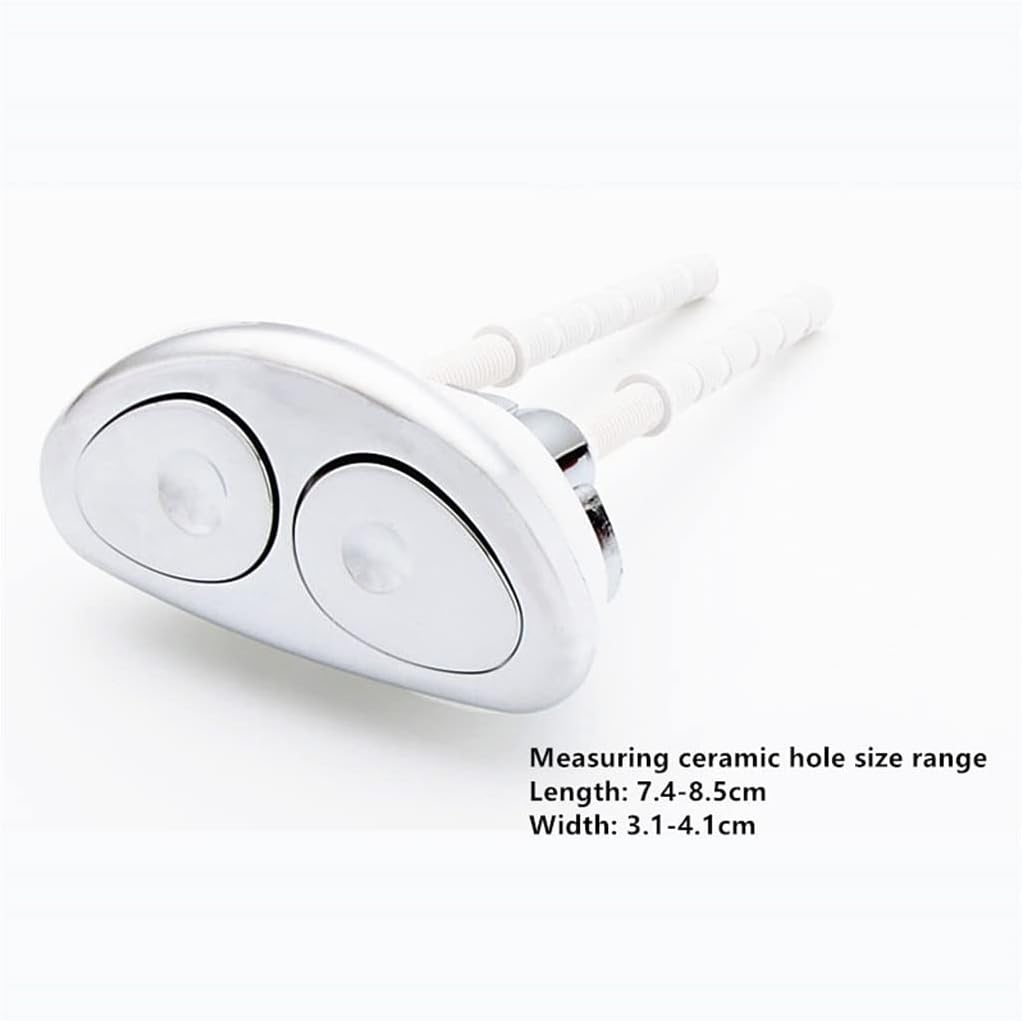 Triangle Control Toilet Water Tank Push Button ABS Toilet Flush Push