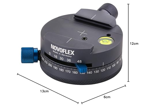 Novoflex Panorama = Q 48 Testa Panoramica Per Treppiede 8,8X6,2Cm Nero - 2
