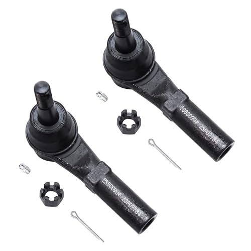 Image of Detroit Axle - Front Shocks Kit for 2011-2019 Chevrolet Silverado 2500 3500 HD GMC Sierra 2500 3500 HD, Shock Absorbers Assembly Sway Bars Outer Tie Rods Replacement - 6pc Set