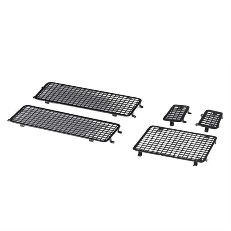 XUNJIAJIE Edelstahl-Fensternetz Für TRX4 1/10 RC Crawler – Schwarz, Realistische Optik