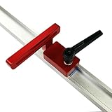 Design facile da usare: il design innovativo del binario per mitra a T consente una facile regolazione e raccordi sicuri, rendendolo uno strumento indispensabile per qualsiasi falegnameria.
