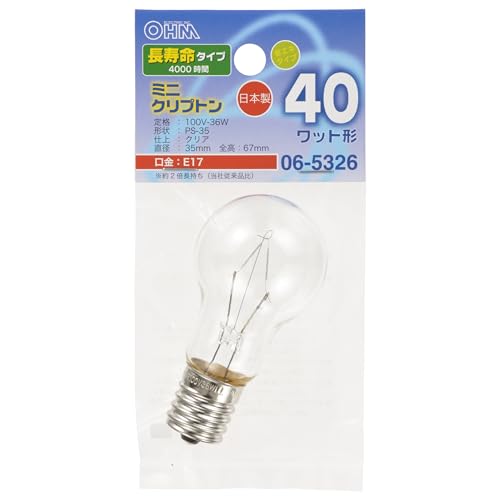 I[(OHM) ~jNvgd E17 40W` ^Cv NA { LB-PS35E17100V36WCLL 06-5326 I[d@