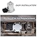 2PCS AE8Z-7C604-A AE8Z7C604A Automatic Transmission Clutch Actuator A & B Compatible with 2012-2017 F-ord Focus SE SEL, 2011-2017 F-ord Fiesta
