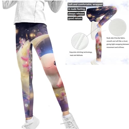 Girls Clothing Set Long Sleeve Crewneck Sweatshirts Top and Legging for Kids Graphic Clothes 2Pcs Fall Outfit,4-8t4