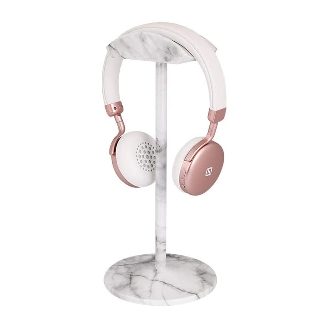 Gaming Accessori Supporto per Cuffie Staffa da Tavolo Stabile Rimovibile per Cuffie da Gioco Accessori per Auricolari da Gioco Stand Over-Ear da Gioco(Marble Texture)