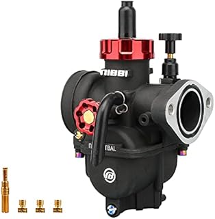 NIBBI Carburetor PE24mm, fit 140cc—150cc Flange Motorcycle Engine with Carb Jets for YAMAHA KAWASAKI SUZUKI Apollo Dirt Bike Mini Bike SSR TTR KYMCO SYM TAOTAO CG125/CG150