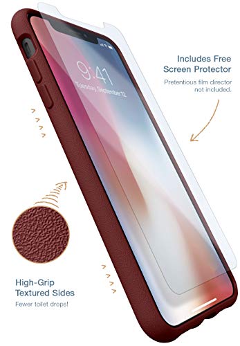 Image of Smartish iPhone Xs Max Wallet Case - Wallet Slayer Vol. 2 [Slim Protective Kickstand] Credit Card Holder for Apple iPhone 10S Max (Silk) - Red Rover Red Rover