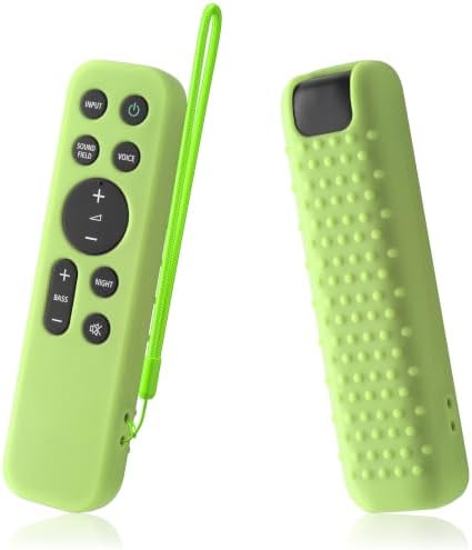 AKSHFETH RMT-AH513U Silicone Cover for Sony Sound Bar Remote Control Case Protective Sleeve Anti-Slip Silicone Case，Glow Green