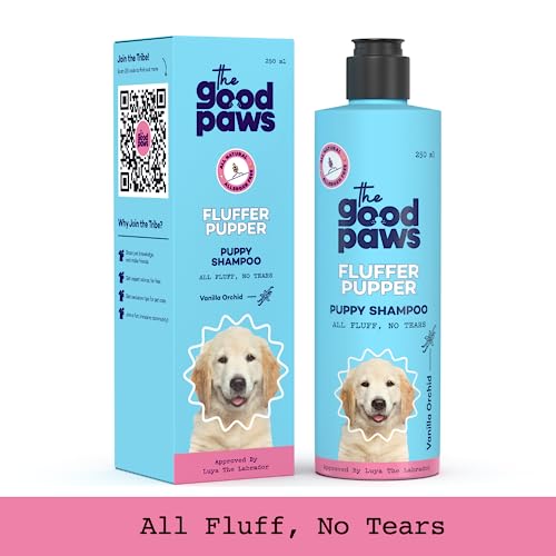 Image of Puppy Shampoo | 250 Ml | Tear Free, Gentle, Allergen Free | Coconut Oil Formula, pH-Balanced Shampoo for Puppies