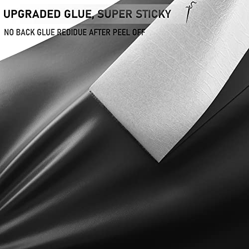 YAFLC Self Adhesive Leather Repair Tape Kit, 40\" x 16\" Leather Repair Patch for Furniture, Leather Repair Patch for Car seat, Sofas, Couch, Boat Seat Black - Thumbnail 2