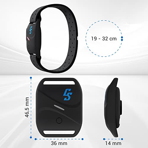 CAPITAL SPORTS Banda Pulsometro, Monitor Ritmo Cardiaco con Rastreador de Actividad con Ant+/Bluetooth, Banda Frecuencia Cardiaca para Entrenar, Correr, Ciclismo y Deportes, Cinta Contador Pasos - imagen 7