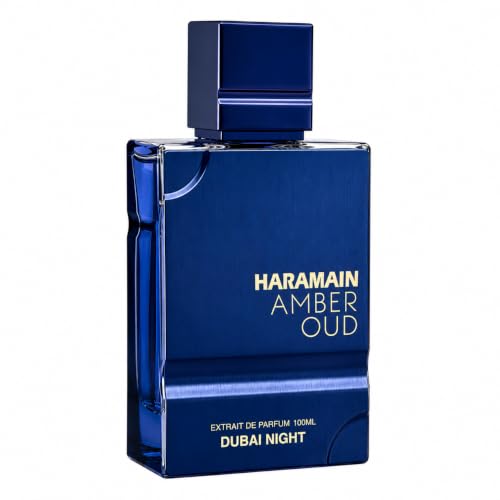 Image of inchAl?Haramain Amber Oud Dubai Night Edition Extrait De Parfum, 100ml � Unisex Amber Woody Saffron Oud Eau de Parfum inch