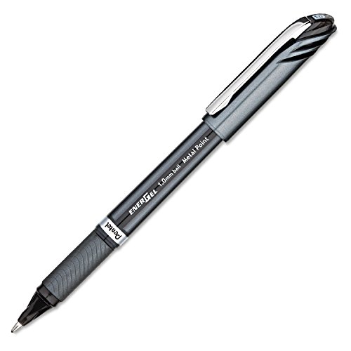 Bolígrafo líquido gel Pentel 1.0 mm tinta negra miniatura 1