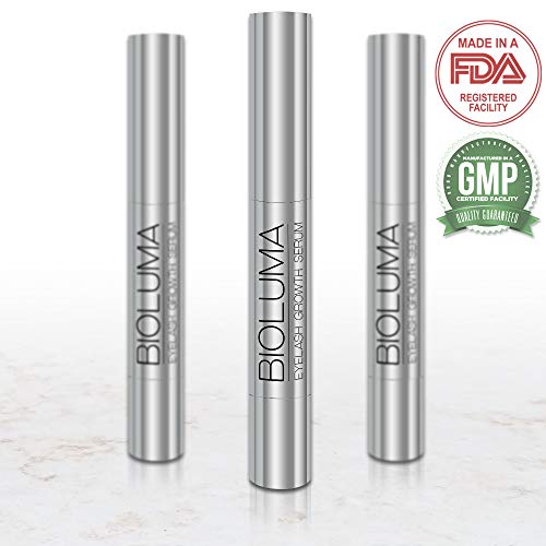 Eyelash Serum (3 PACK) | BIOLUMA - Exclusive Eyelash Growth Activating Serum, Eyelash Enhancing Serum with Advanced Formula & Premium Ingredients