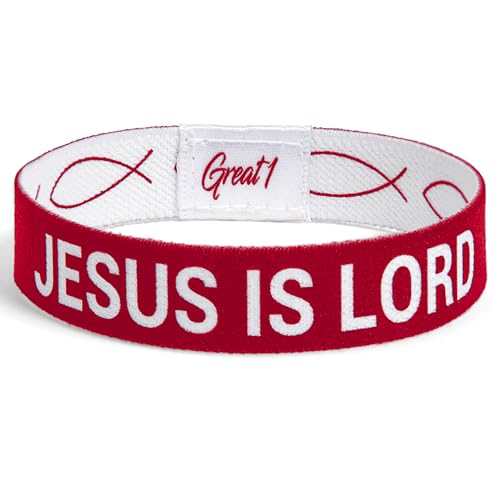 Pulsera elástica reversible símbolo Jesús pez miniatura 1