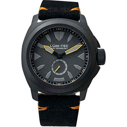Lum-Tec M86 Phantom Wrist Watch Black | Leather Strap