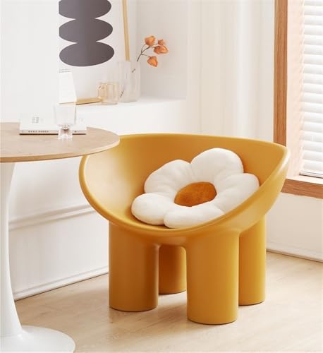 Sillón redondo plegable de ocio color negro miniatura 5