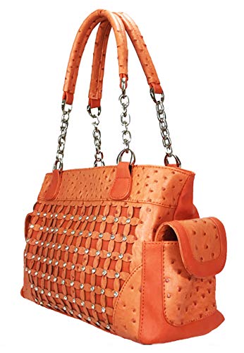 Diamond Flower Studded Rhinestone Concealed and Carry Purse3