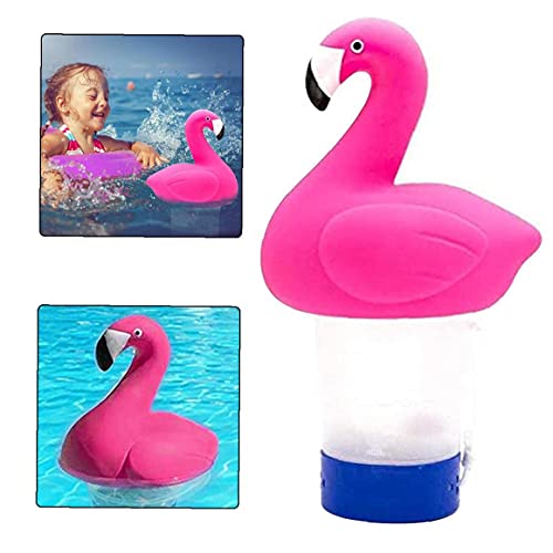 Sanfiyya Drijvende Pool Chloor Dispenser Automatische Tablet Chemische Houder Flamingo Decoratie - Image 7