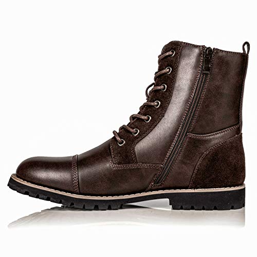 Metrocharm MC313 Men's Lace Up Cap Toe Formal Dress Casual Fashion Oxford Boot3