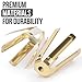 10pcs Universal Golf Brass Shims Golf Shaft Adapter Shims Fits .335 .350 .355 .370-6 Legs Brass Golf Shaft Shims Golf for Workshop