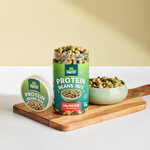 Image of Big Pantry Protein Beans Mix, Roasted Mixed Beans, Plant-Based, Vegan, Gluten Free, 24g Protein per Serve, 300g