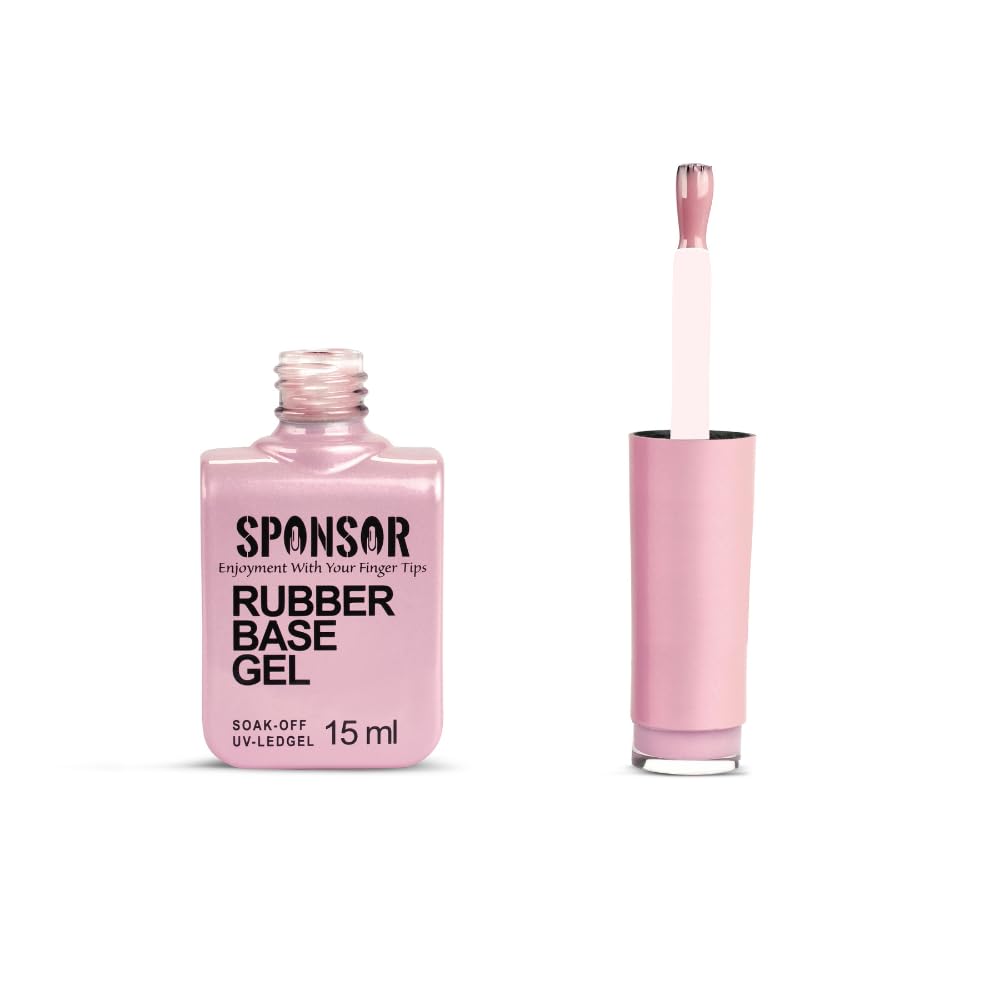 Cover Pink Rubber Base Gel Polish | Strong Adhesion | Smooth & Even Coverage | Long-Lasting & Chip-Resistant | Perfect for Nail Extensions & Overlays (Shade: 5-15 ML)-image-4