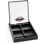 Material: 925er Schmuckkästchen mit Spiegel und Mund mit Chili von Studio Design. Die Maße sind 19 x 24 cm. Die Referenz ist PP0318