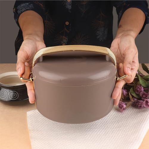 Image of WARMEO Majestic Inner Stainless Steel Casserole 2100ml Brown | PU Insulated | BPA Free | Food Grade | Easy to Carry | Easy to Store | Chapati | Roti | Curd Maker