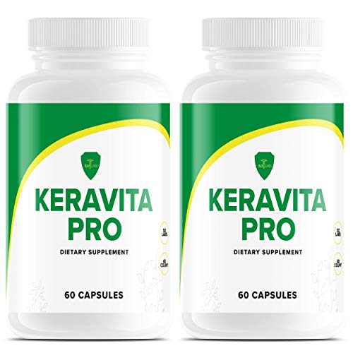 (2 Pack) Keravita Pro Fungus Max 101 Plus Hair Supplements Capsules Keravitamin Pro101 Keravitan (120 Capsules)