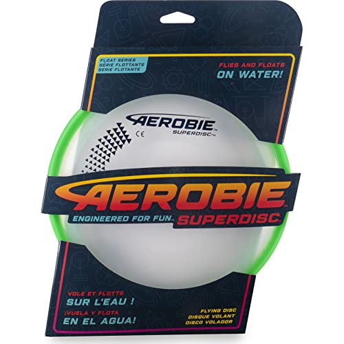 Aerobie Superdisc, frisbee per lanci precisi, colori assortiti