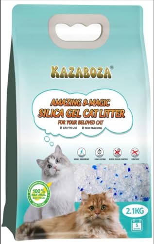 New Crystal Sand Kazaboza Blue Lotus Flavor Cat Litter 5L