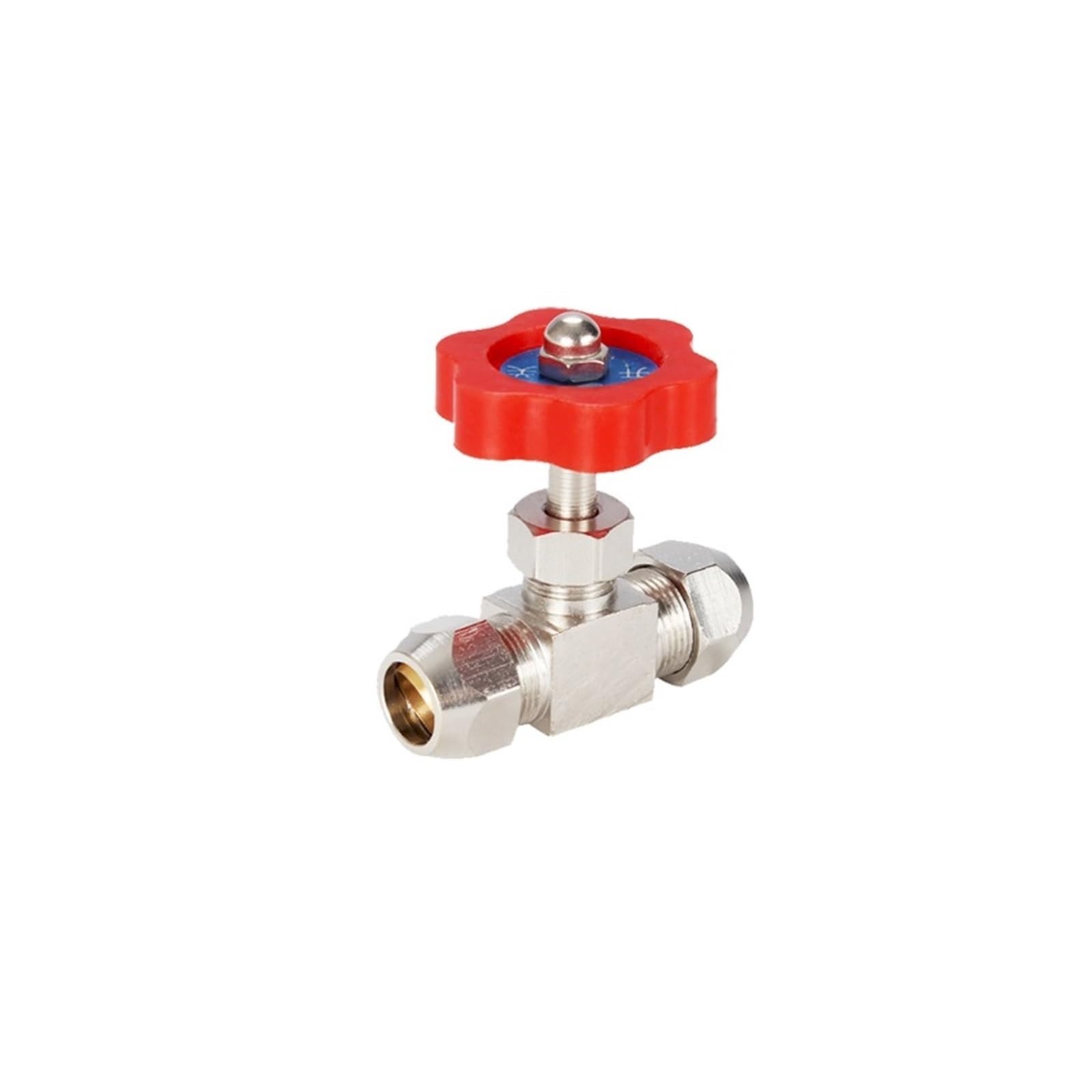 Vanne type aiguille 10mm mâle pour réguler la pression des tubes de plomberie