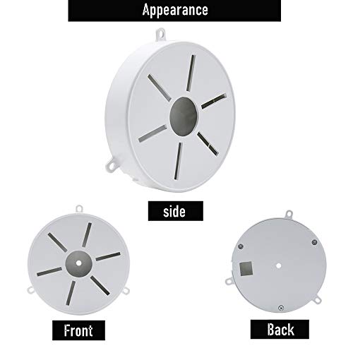 BeElion Universal Dome Camera Junction Box Mount Bracket for Dome Bullet Cameras Less Than Diameter 5.31\", Hidden Junction Box - Thumbnail 7