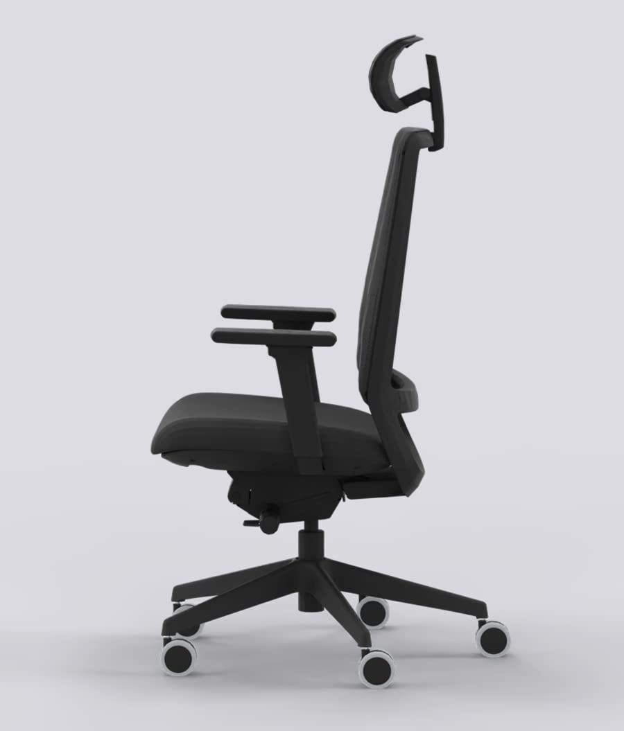 Silla de Oficina ergonómica Negra Top Gama Profesional Sense Silla o sillón de Escritorio