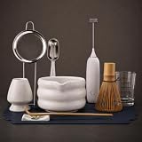 Barista Emperor® Matcha Whisk Set Premium 11Pcs - Professional Matcha Kit Set With Matcha Bowl, Matcha Whisk, Milk Frother, Spoon, Sifter, Scoop, Stand, Cup, Tea Mat, Cloth - Matcha Bowl Set