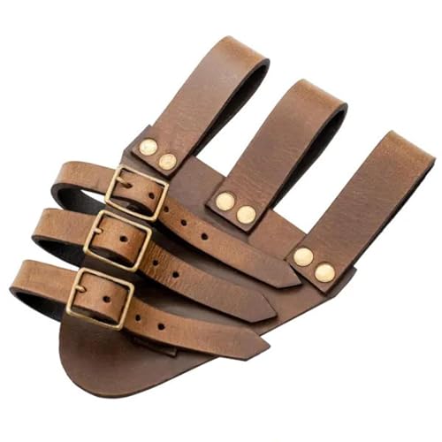 Cinturón medieval con soporte de espada, cinturón de cuero ajustable para cosplay, vikingo, pirata, retro para hombres, accesorio perfecto para disfraz vikingo