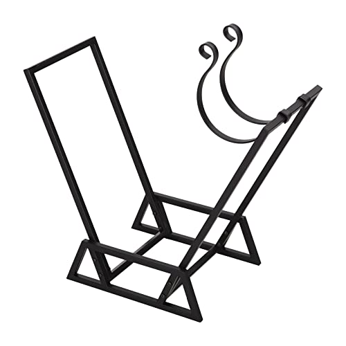 Phi Villa Heavy Duty 24 Inch Firewood Rack For Outdoor Indoor Decoration Fireplace Storage Log Holder With Kindling Holder #TOP6