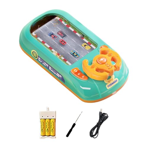 Qianly Simulação de brinquedos de volante de direção, brinquedo de volante para carro, presente para
