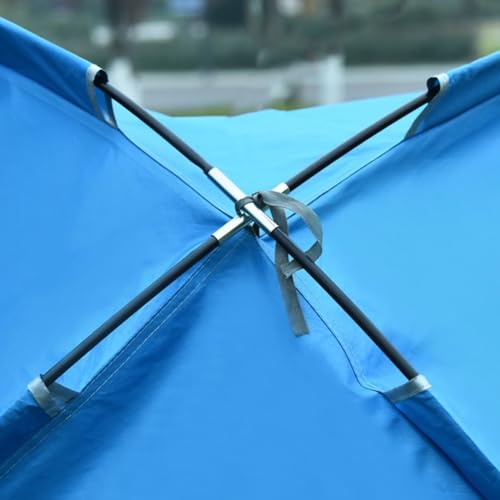 Camping Toilet Tent PopUp, Lightweight and Portable Shower Tent, Sun Sunshade Privacy Tent for Hiking Beach, Blue - Image 8