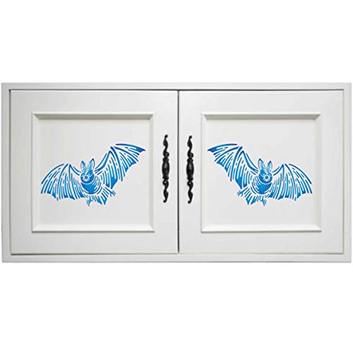 Flying Bat Stencil, 26.5 x 16.5 cm (L), Scary Halloween Vampire Bat Stencils for Painting Template - Image 3