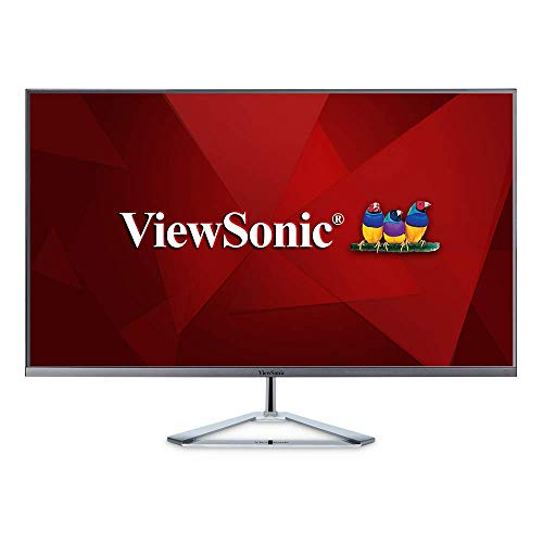Preisvergleich Produktbild Viewsonic VX3276-2K-MHD 80 cm (32 Zoll) Design Monitor (WQHD, IPS-Panel, 3 ms, HDMI, DP, mDP, PIP, Eye-Care, Multidisplay) Silber-Schwarz (Generalüberholt)