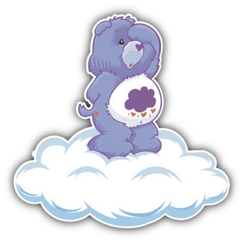 Care Bears Grumpy Cloud Cartoon Sticker Graphic - Sticker Decal