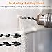 Masonry Drill Bits, ZINMOND 10 Piece Tile Drill Bits Set, Glass Drill Bit, Tungsten Carbide Material Drill Bit for Brick, Marble, Plastic, Wood, Mirrors, Cinder Block, etc.