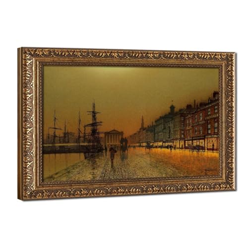 Impression sur toile Greenock Harbour tableau décoration murale salon