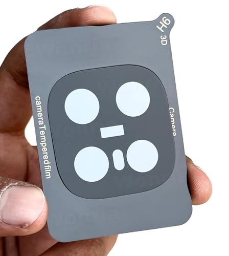 Image of Pack 1- Back Camera Lens Protector for iQOO 15 5G [3D Premium] Camera Glass Protector (Black)