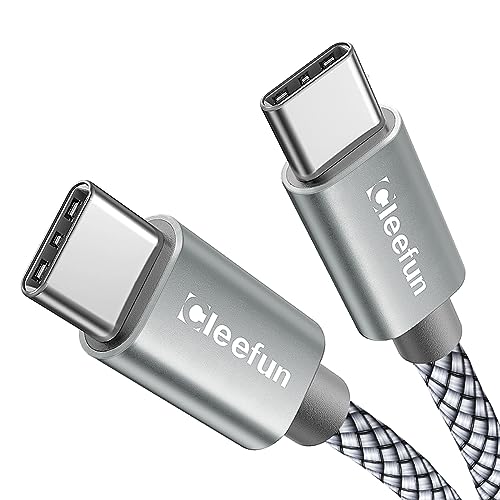 CLEEFUN USB C to USB C Cable 3ft, 1-Pack Type C to C Charger Cable 60W Fast Charging for iPhone 16 Pro Max/Plus/Pro, for iPhone 15 Pro Max Plus, for iPad/MacBook USB-C, Galaxy S24 S23