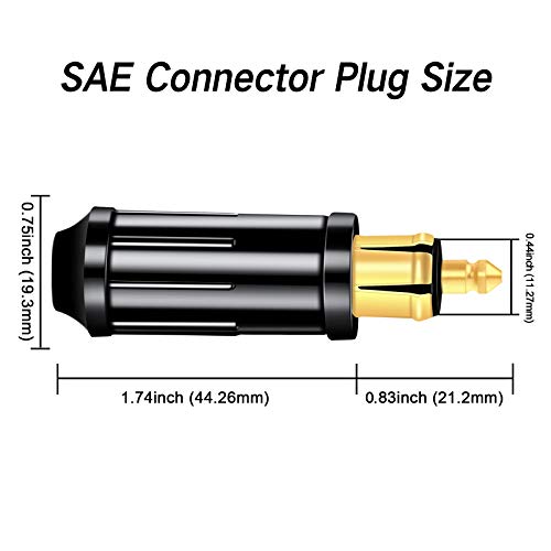 Image of 3 PCS SAE Connector, Cigarette Lighter Accessory Plugs DIN, Plug to SAE Adapter Connector for BMW, DIN Hella Plug 12v Cigarette Lighter Adapter Connector for BMW