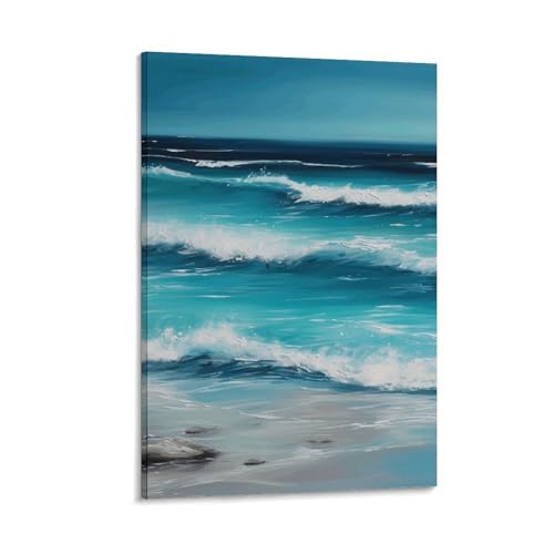 Toile murale océan 40 x 60 cm pour créer un havre de paix chez soi
