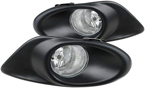 Amazon Com Spec D Tuning Lf Acd084oem Dl For Honda Accord 4 Door Sedan Clear Front Bumper Fog Lights H11 Bulbs Switch Automotive